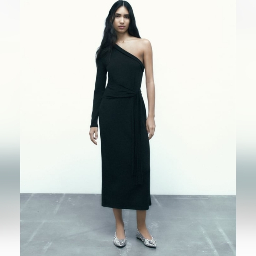 Zara Soft Asymmetric Dress